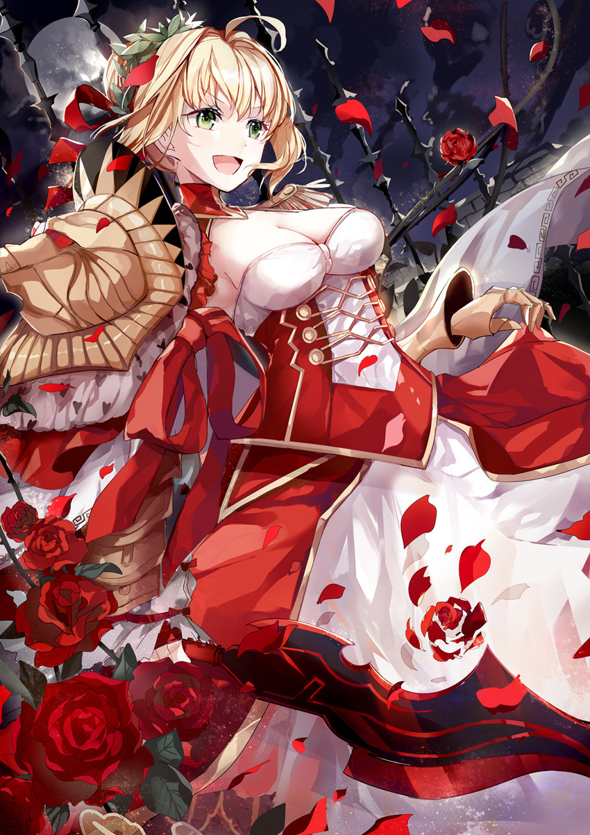 nero claudius (fate and 1 more) drawn by mamenomoto