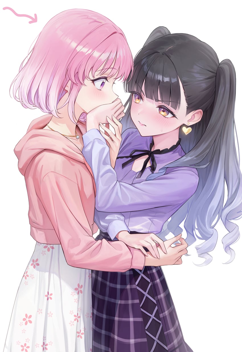 niisato azu and akagi yuina (maebashi witches) drawn by tag_(tf18080512)