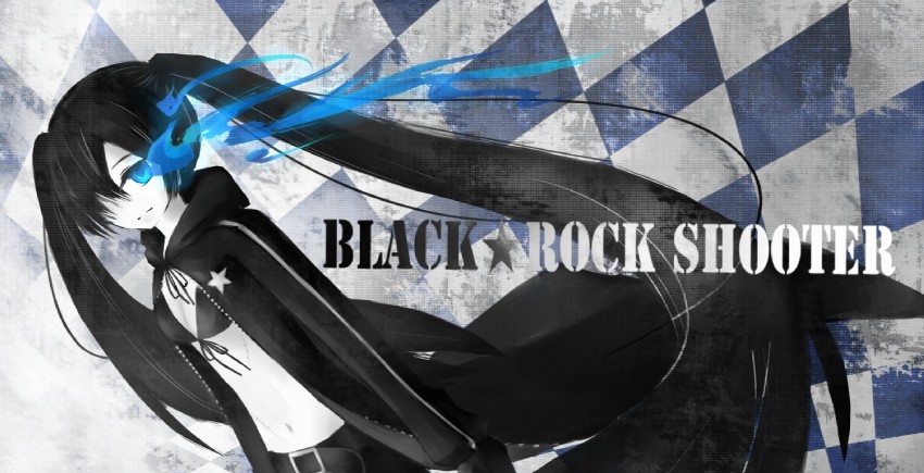 black rock shooter (black rock shooter) drawn by nora_(le-chat-noir)