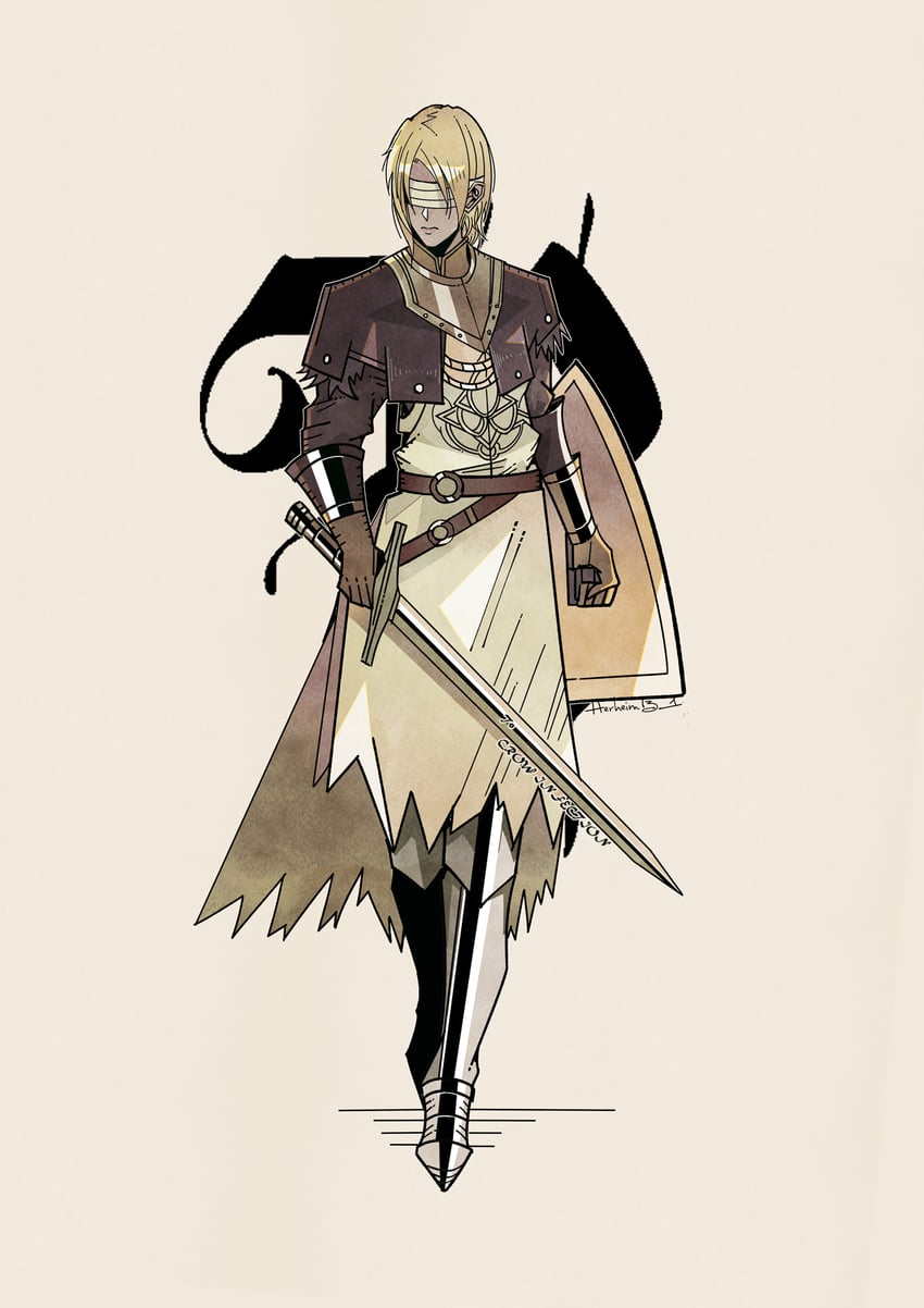 tarnished (original and 1 more) drawn by herheim
