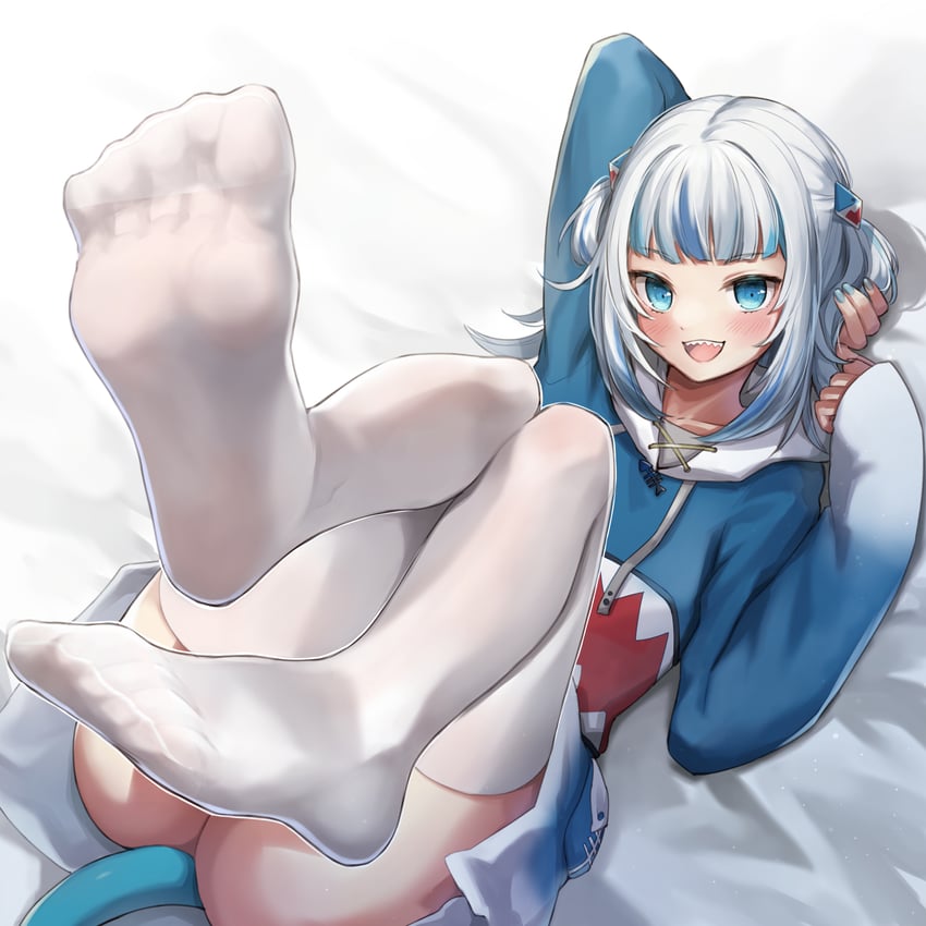 gawr gura (hololive and 1 more) drawn by sahara1127