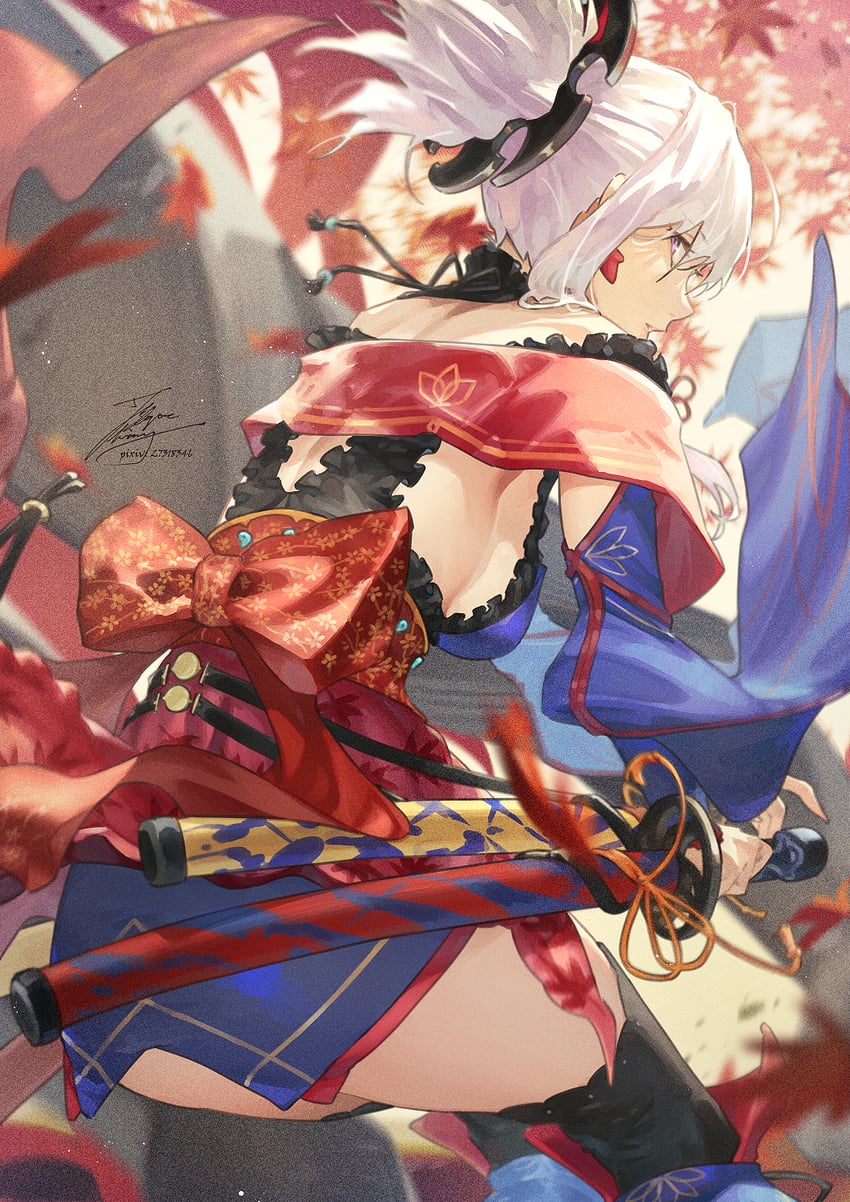 miyamoto musashi (fate and 1 more) drawn by fadingz
