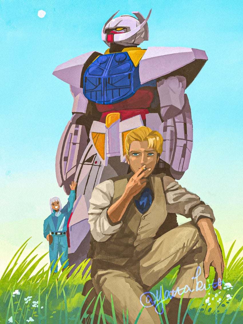 turn a gundam, loran cehack, and guin sard lineford (gundam and 1 more) drawn by yatta_kita