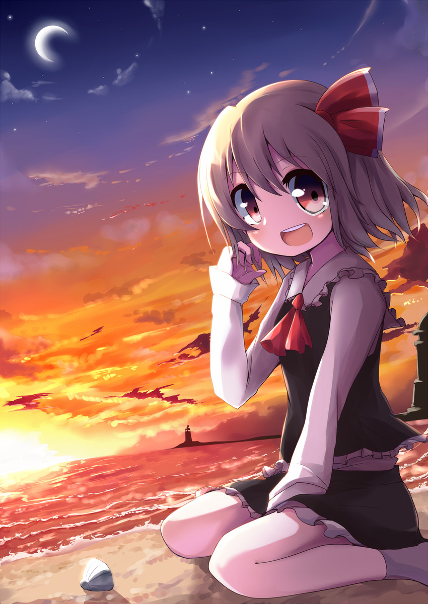 rumia (touhou) drawn by soramuko