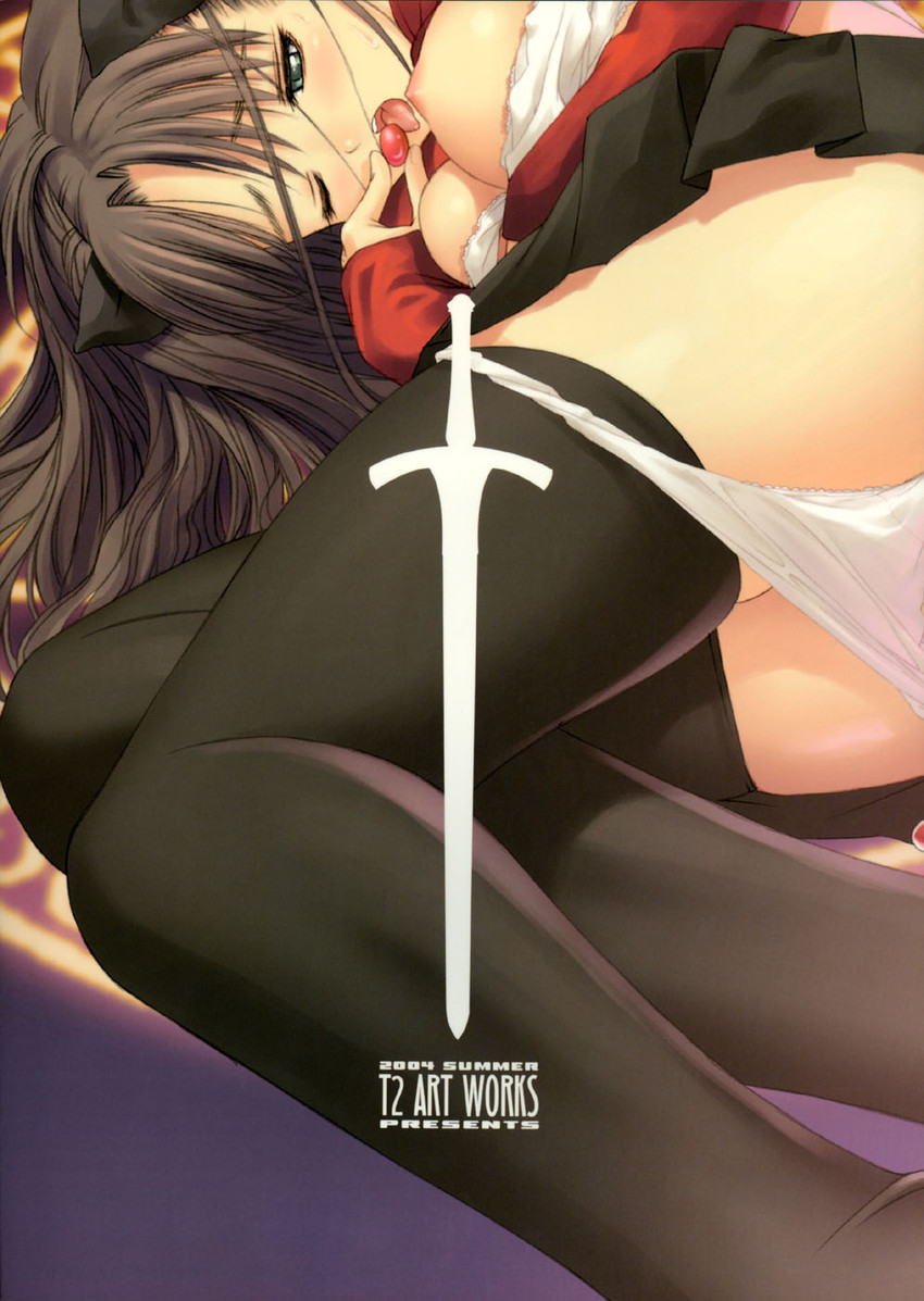 tohsaka rin (fate and 1 more) drawn by tony_taka