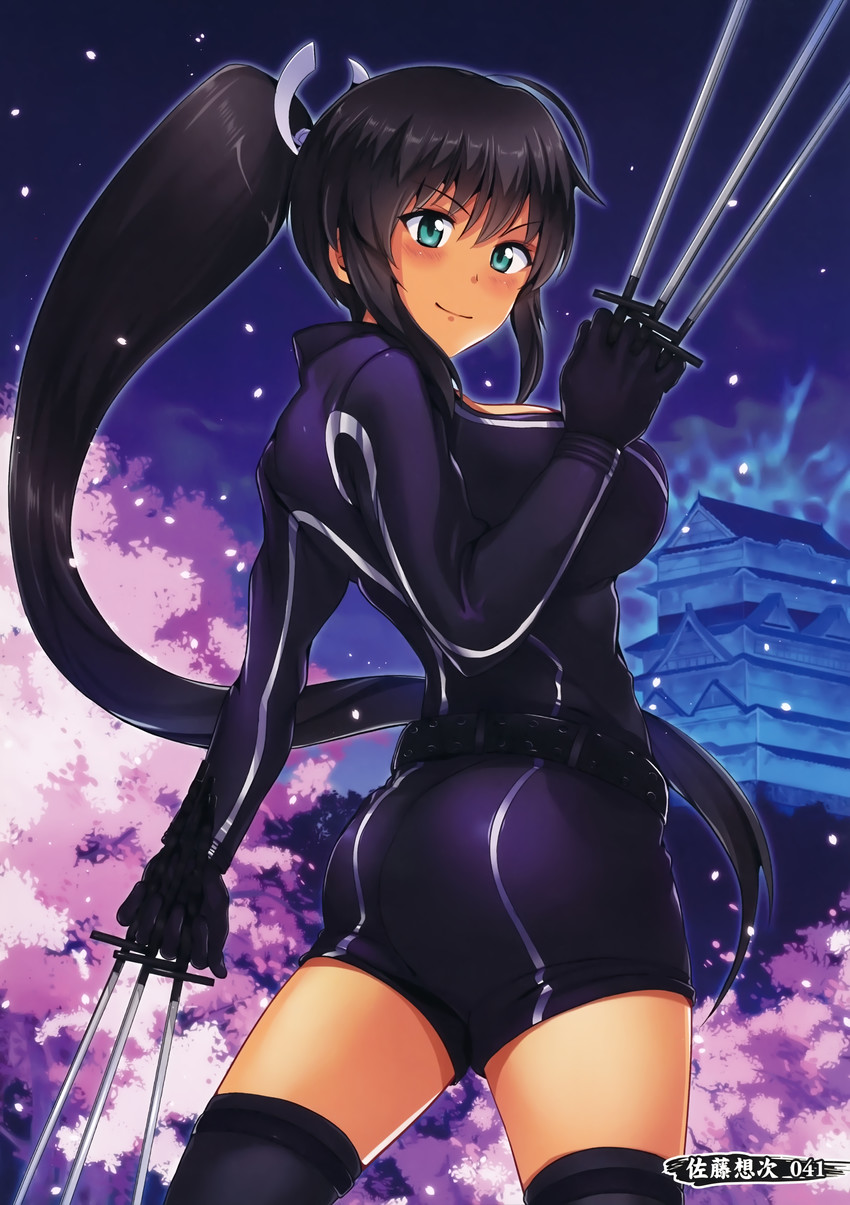 homura (senran kagura and 1 more) drawn by satou_souji