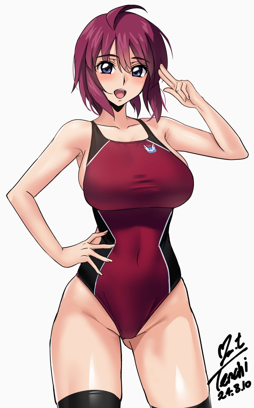 lunamaria hawke (gundam and 2 more) drawn by yoo_tenchi