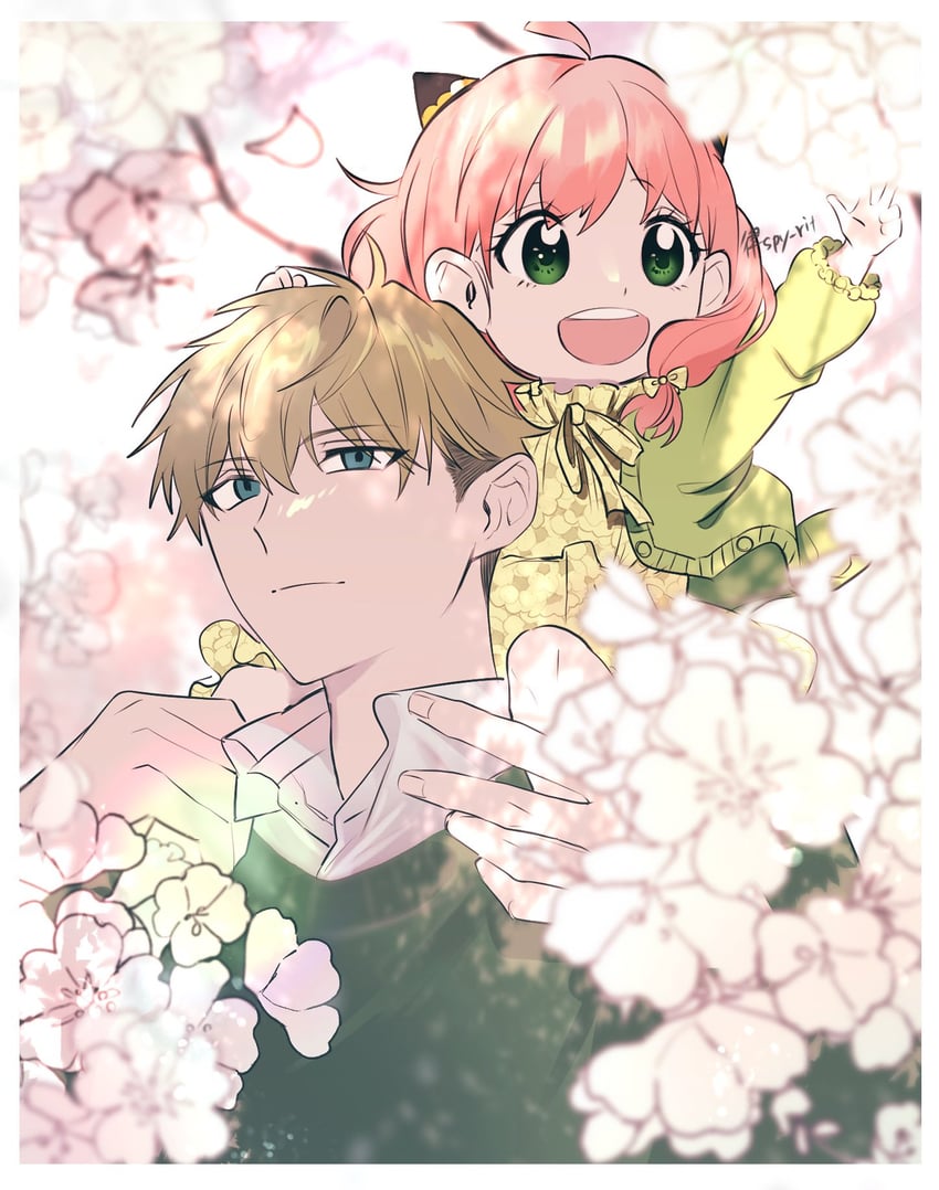 anya and twilight (spy x family) drawn by spy_rit