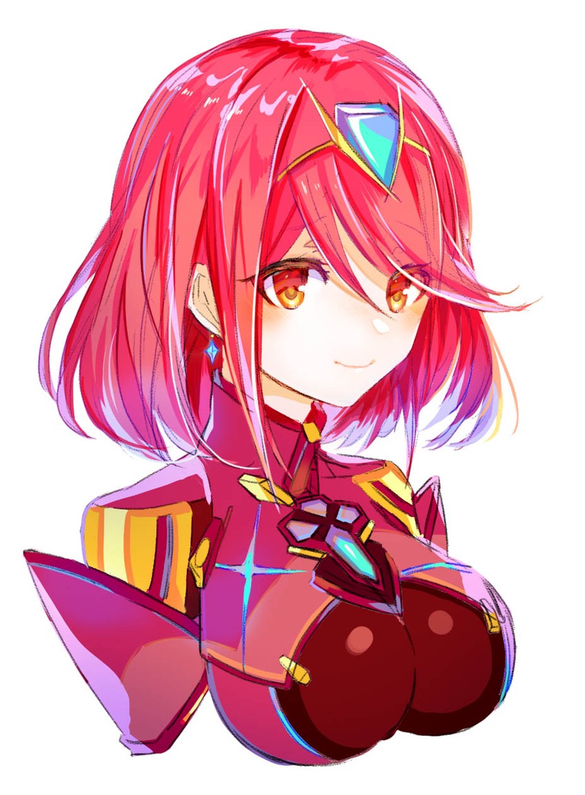 pyra (xenoblade chronicles and 1 more) drawn by sazanamimi