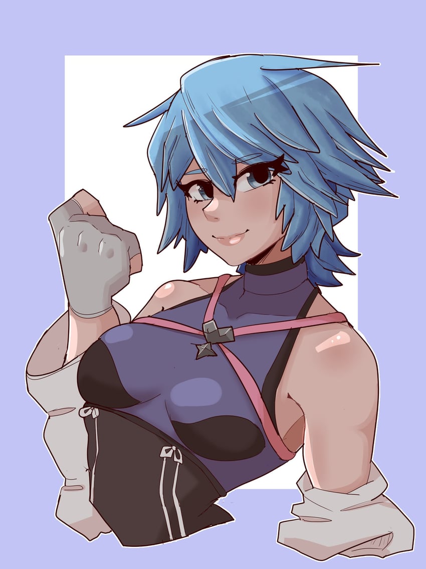 aqua (kingdom hearts and 1 more) drawn by nsfw_bb