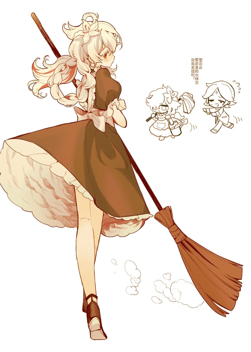 pure vanilla cookie and white lily cookie (cookie run and 1 more) drawn by tuko