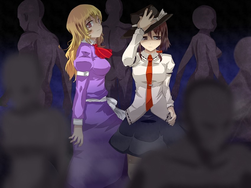 usami renko and maribel hearn (touhou) drawn by yet_you