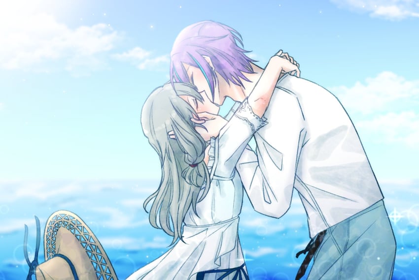 kusanagi nene and kamishiro rui (project sekai) drawn by yeonseong