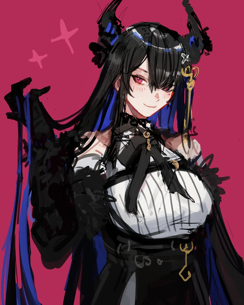 nerissa ravencroft (hololive and 1 more) drawn by rugi_rugi