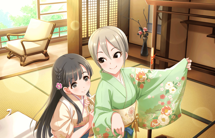 shiomi syuko and kobayakawa sae (idolmaster and 2 more)
