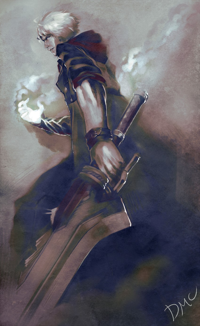 nero (devil may cry and 1 more) drawn by 92kuni92