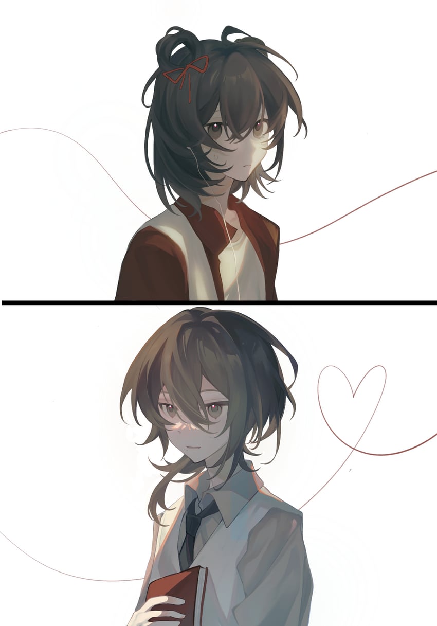 li yuting and mo chengwei (touqi guaitan) drawn by lan_baoshi_shuimu