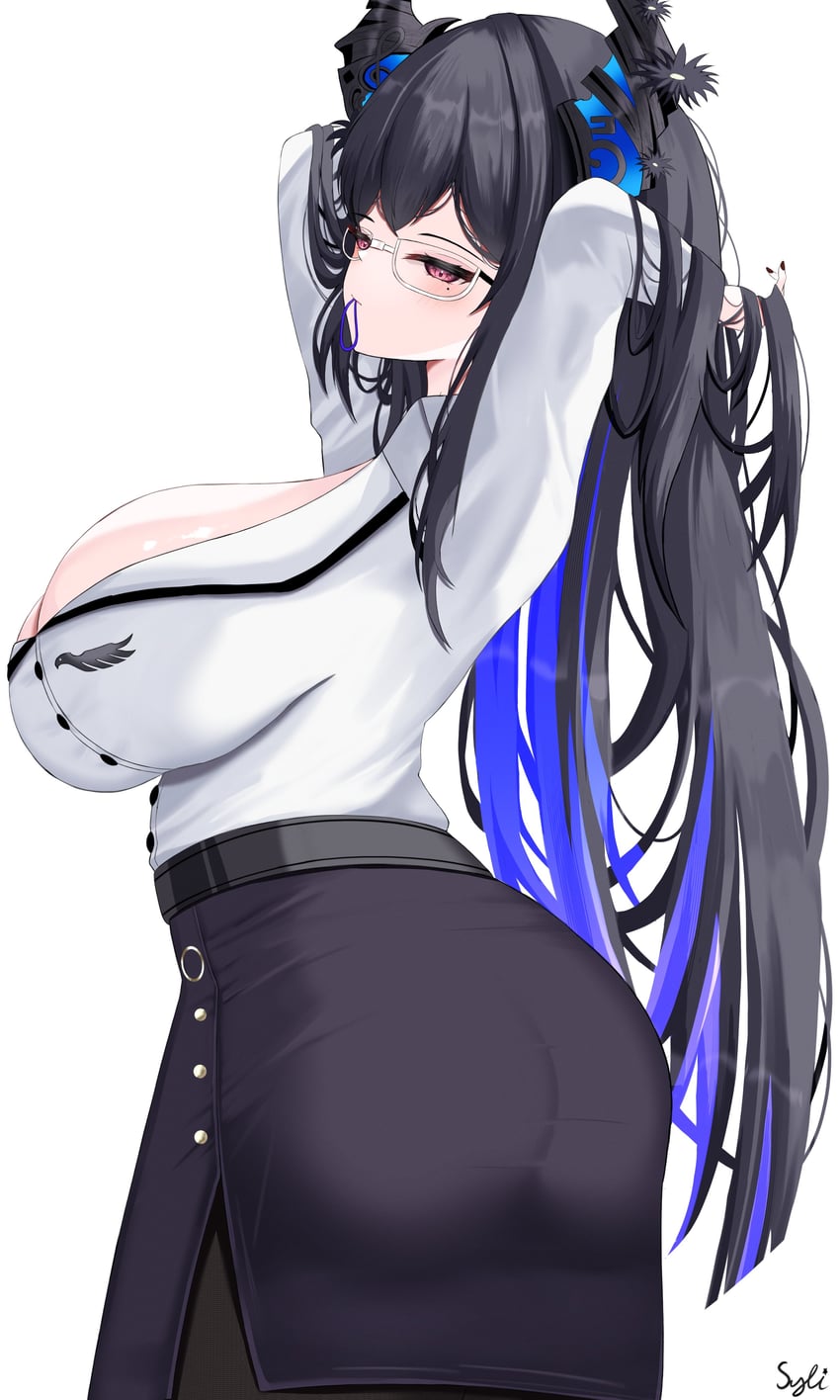 nerissa ravencroft (hololive and 1 more) drawn by sylix44