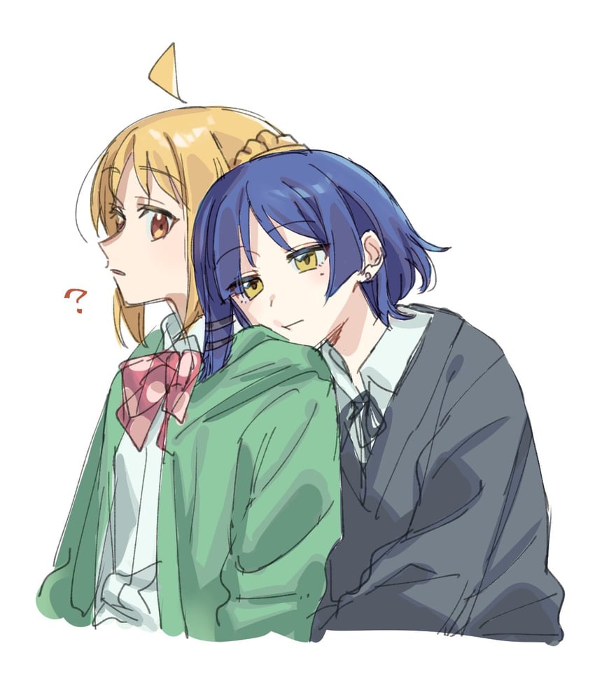ijichi nijika and yamada ryo (bocchi the rock!) drawn by melodyguru