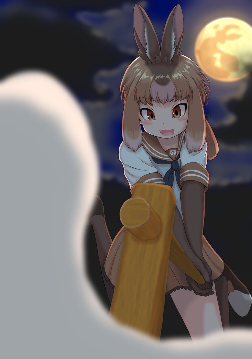 japanese hare (kemono friends and 1 more) drawn by baroy_baroro