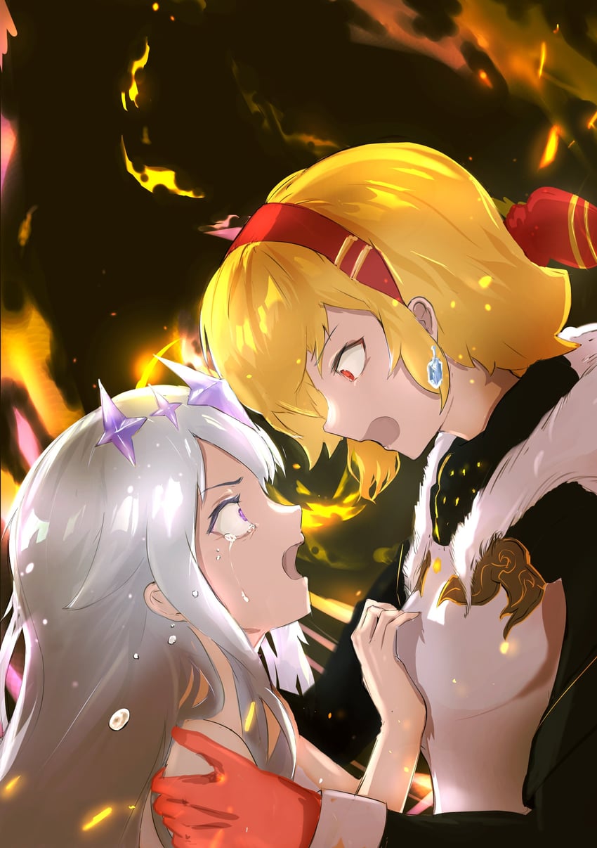 koseki bijou and kaela kovalskia (hololive and 2 more) drawn by katosh