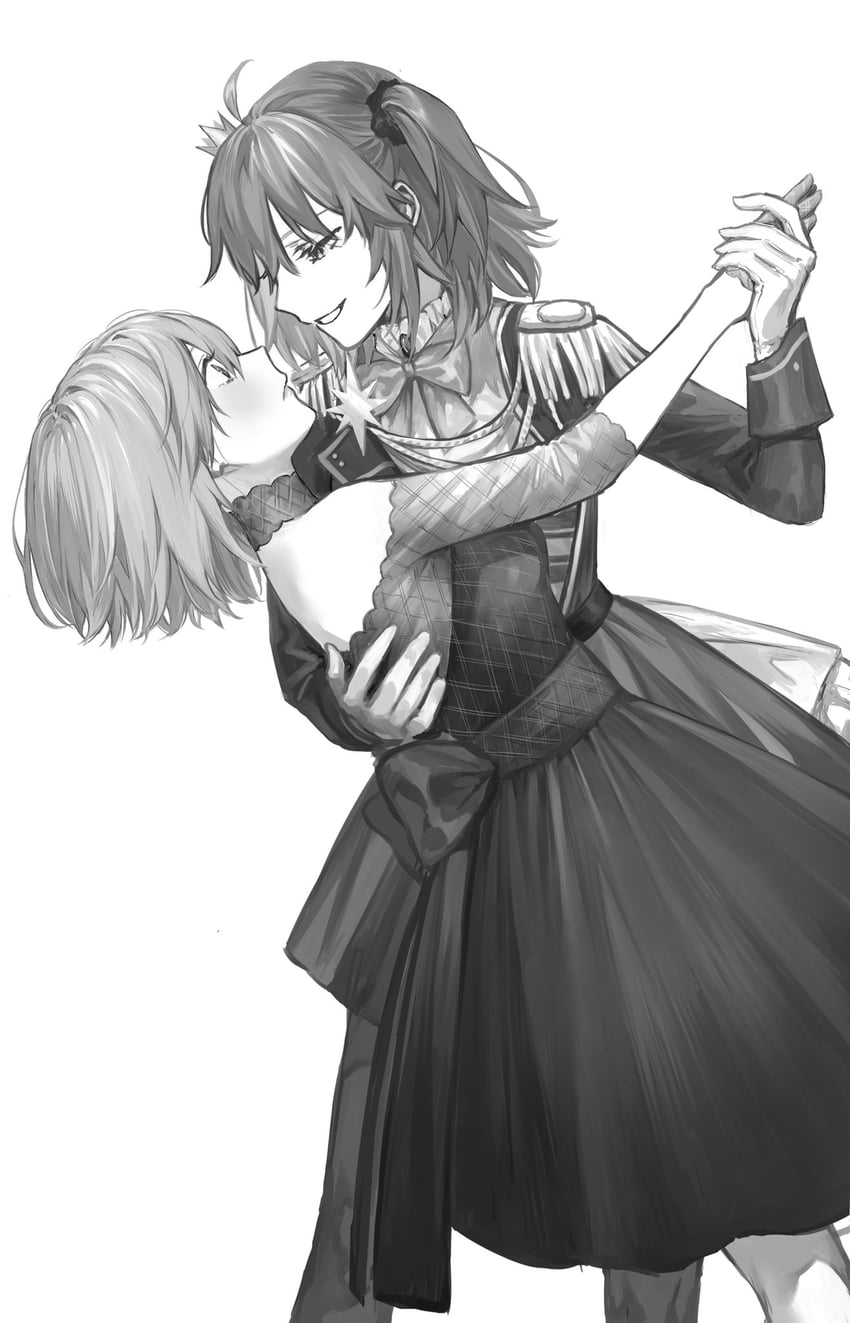 mash kyrielight and fujimaru ritsuka (fate and 1 more) drawn by nipi27