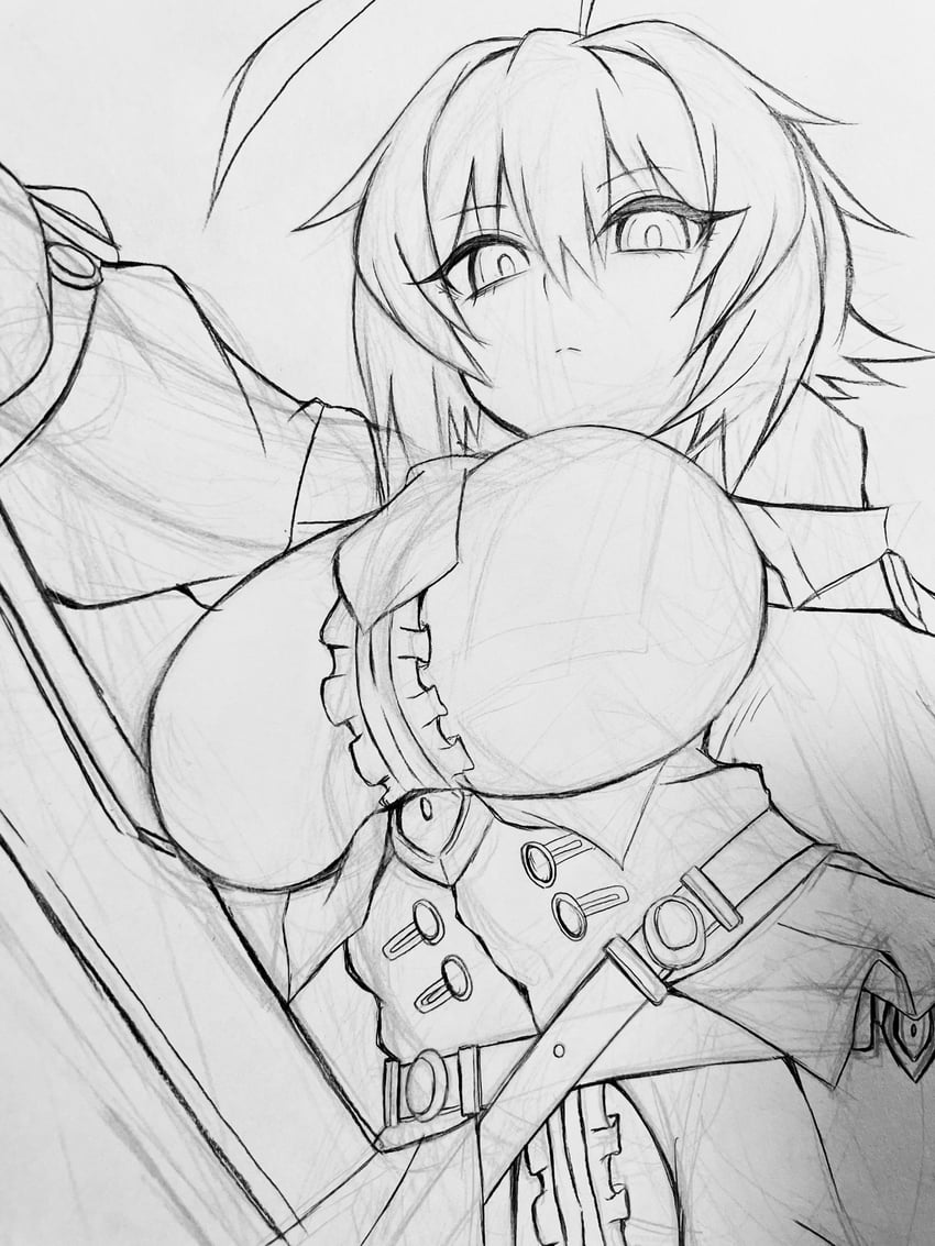 es (blazblue and 1 more) drawn by natadekoko-zr