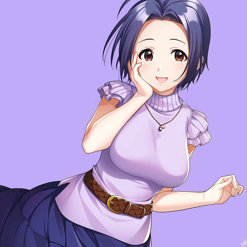 miura azusa (idolmaster and 2 more) drawn by mikapoe