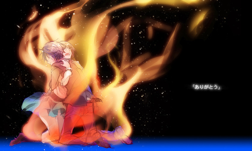 takakura shouma and oginome ringo (mawaru penguindrum) drawn by aile_(crossroads)