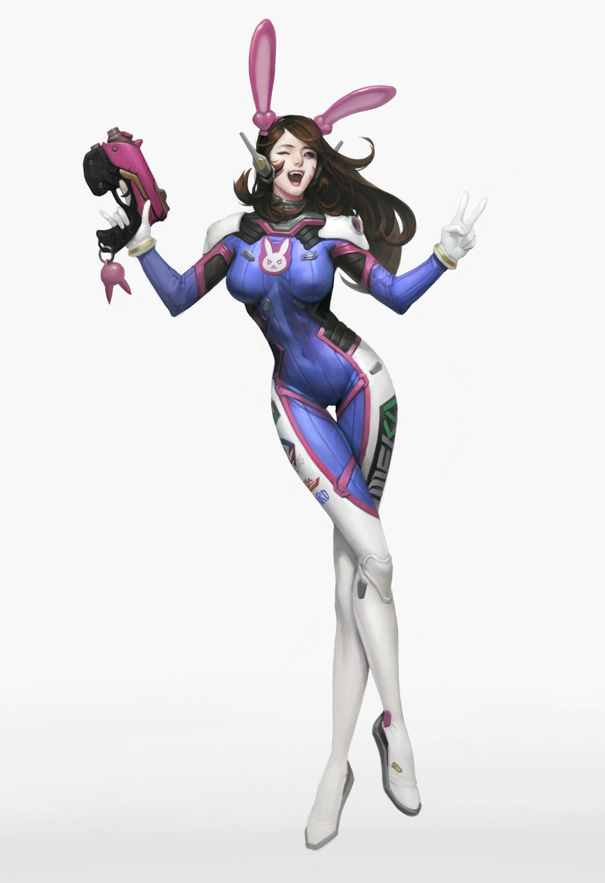 d.va (overwatch and 1 more) drawn by ji_kwon_jung