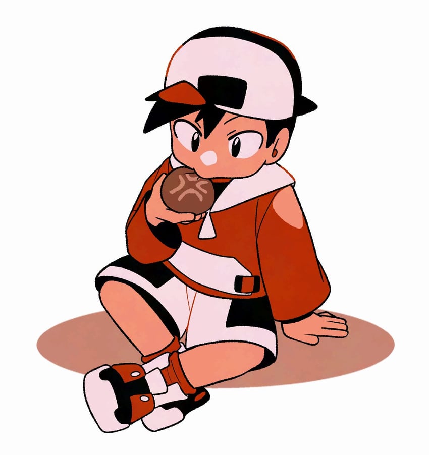 ethan (pokemon and 1 more) drawn by tyako_089
