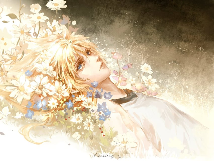 cloud strife (final fantasy and 2 more) drawn by crossing1315174