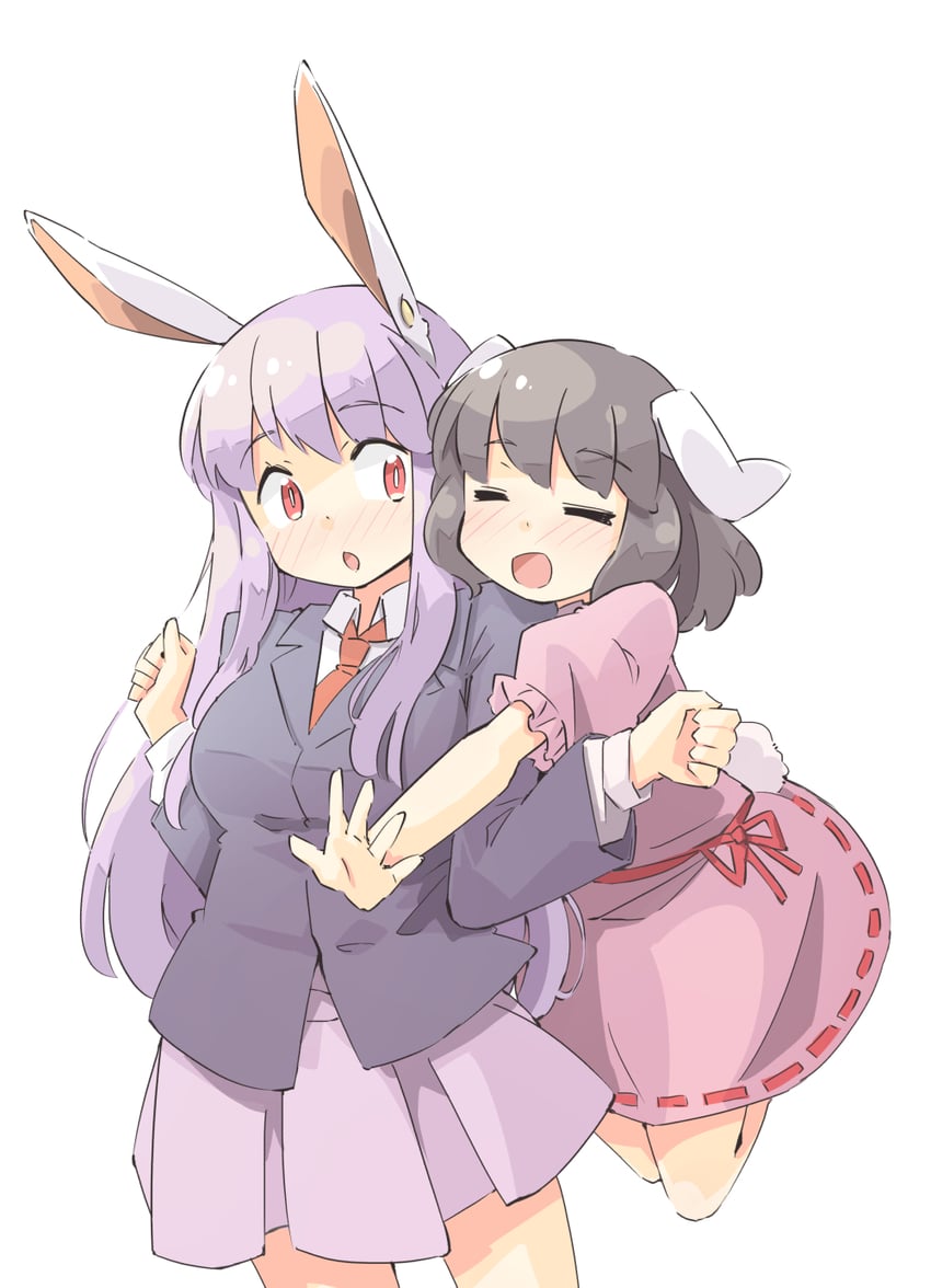 reisen udongein inaba and inaba tewi (touhou) drawn by arnest
