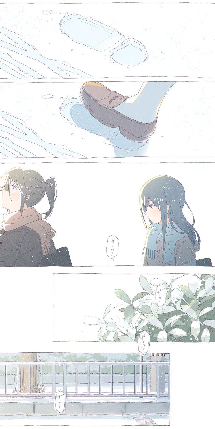 yoroizuka mizore and kasaki nozomi (hibike! euphonium and 1 more) drawn by sawara65