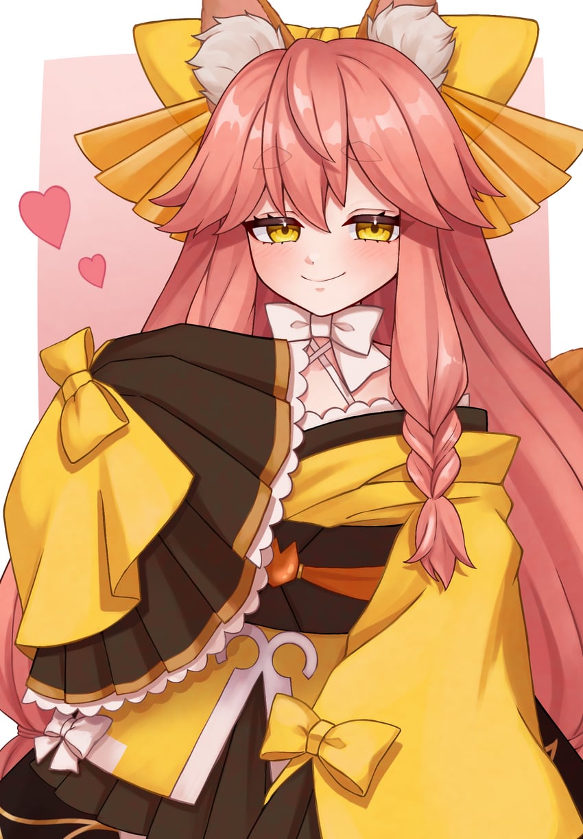 tamamo and tamamo aria (fate and 1 more) drawn by noerujq