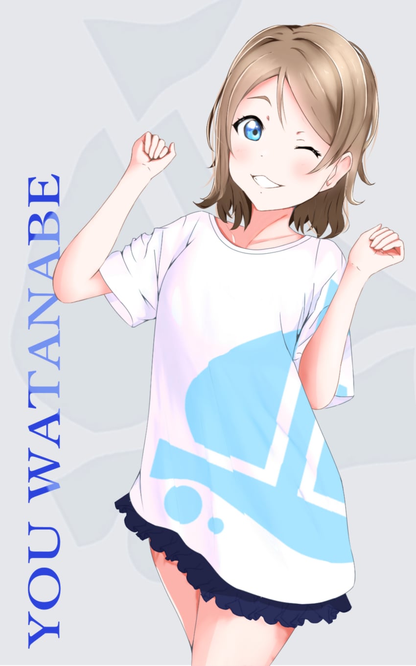 watanabe you (love live! and 1 more) drawn by chabchan