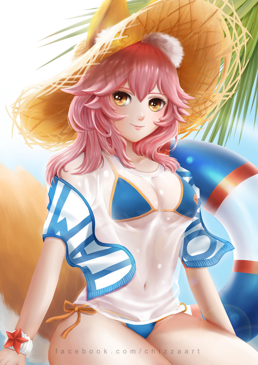 tamamo and tamamo no mae (fate and 1 more) drawn by chizza