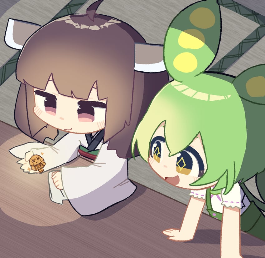 yuzuki yukari, touhoku kiritan, and zundamon (voiceroid and 1 more) drawn by konohoshi