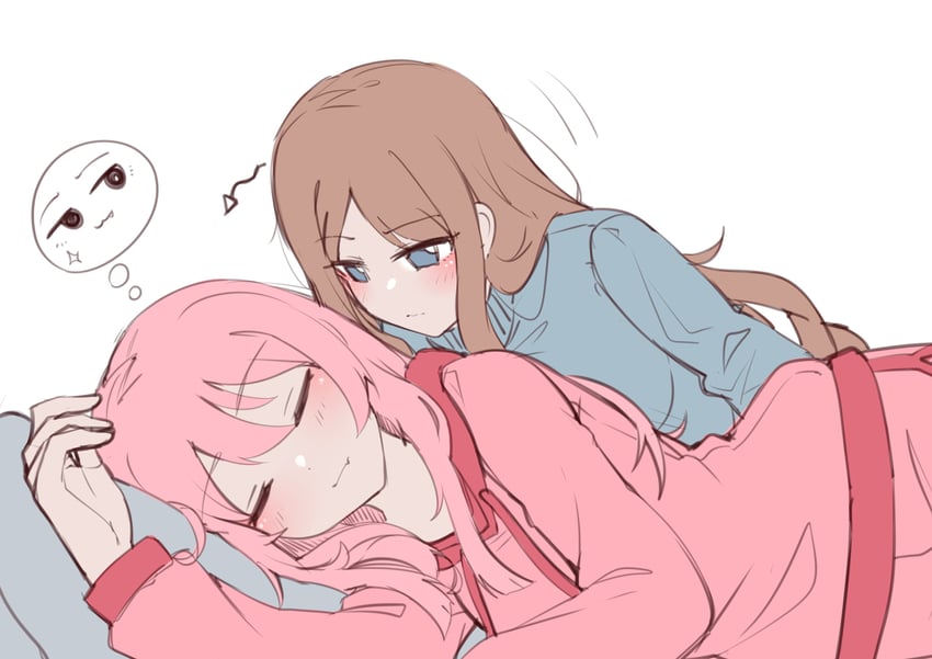 chihaya anon and nagasaki soyo (bang dream! and 1 more) drawn by mizzterbii