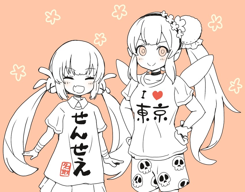 natori sana and elu (nijisanji and 1 more) drawn by tadanoshi_kabane