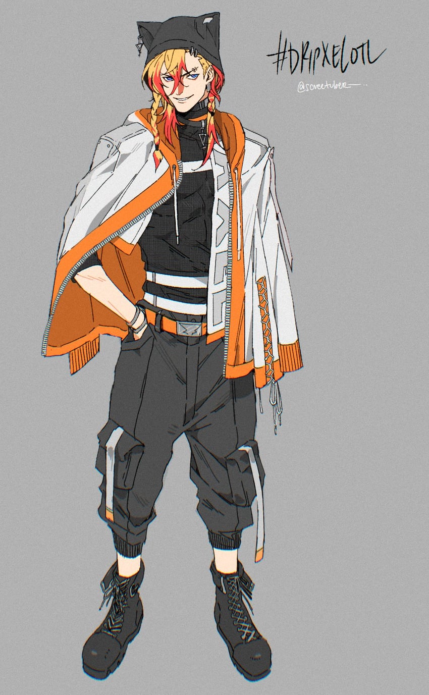 axel syrios (holostars and 1 more) drawn by screetuber