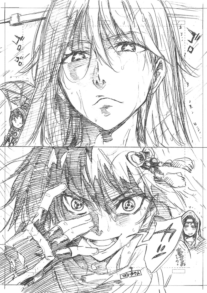 yamato, sendai, iowa, jintsuu, sendai kai ni, and 1 more (kantai collection and 1 more) drawn by kojima_takeshi