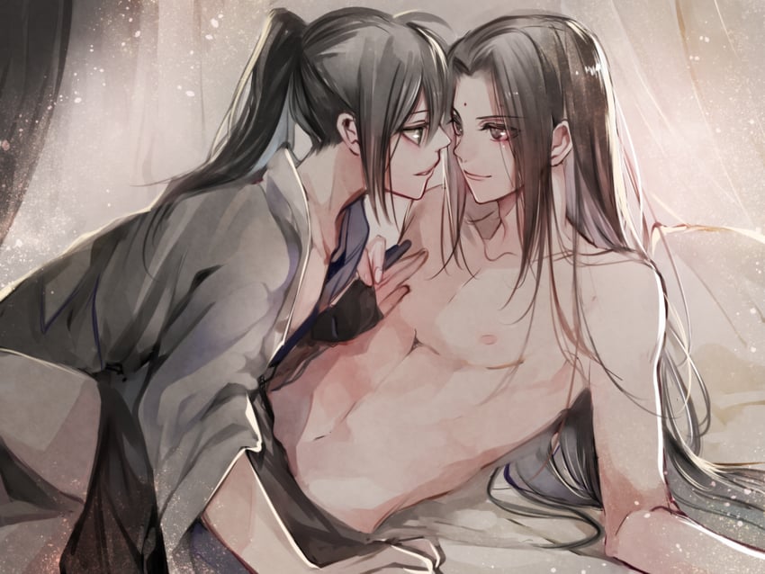 xue yang and jin guangyao (modao zushi) drawn by rakkyhappy