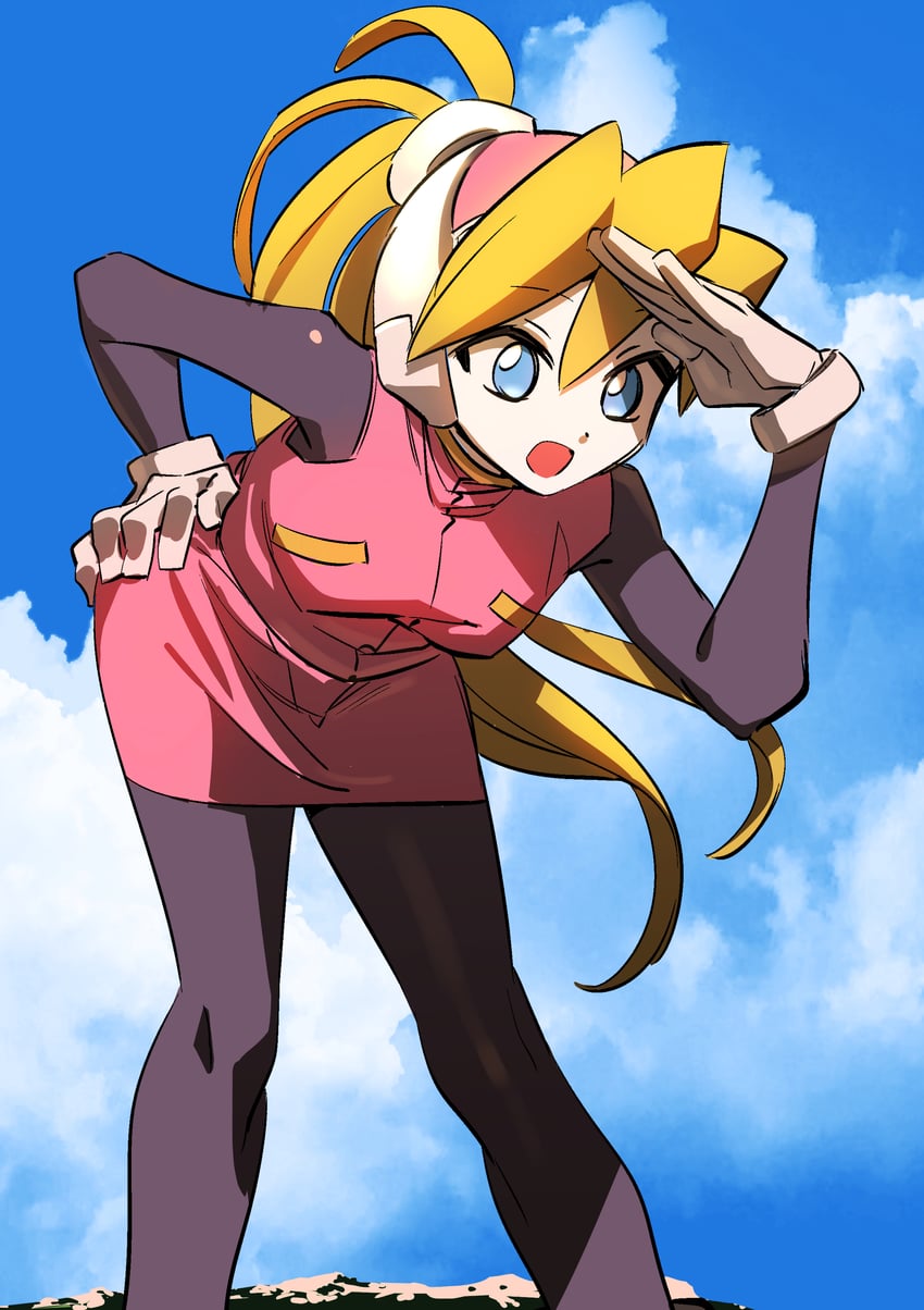 ciel (mega man and 1 more) drawn by rasupekuto