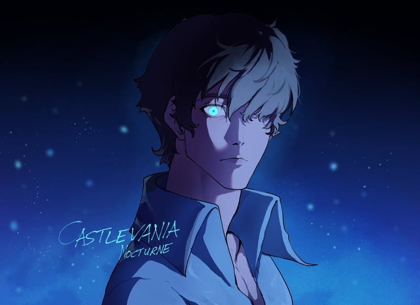 richter belmont (castlevania: nocturne and 1 more) drawn by nyantcha