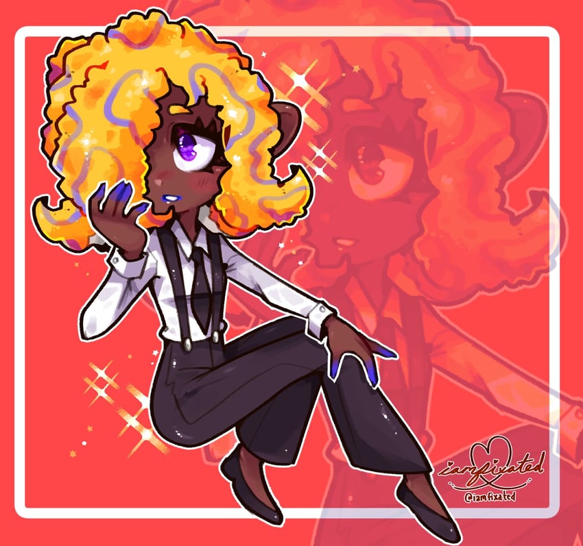 tao blu (splatoon and 1 more) drawn by iamfixated