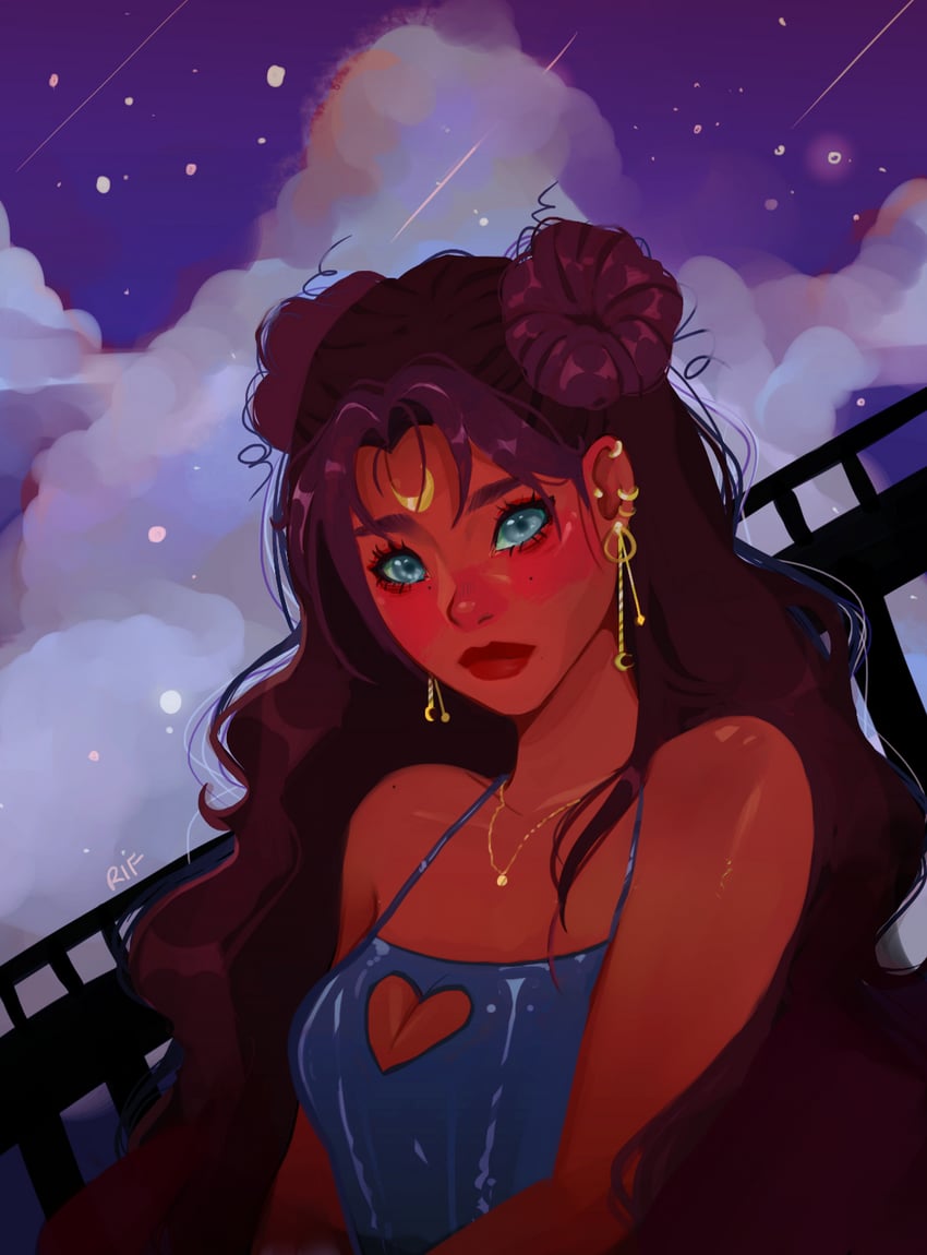 luna (bishoujo senshi sailor moon) drawn by rif_(rif-art)