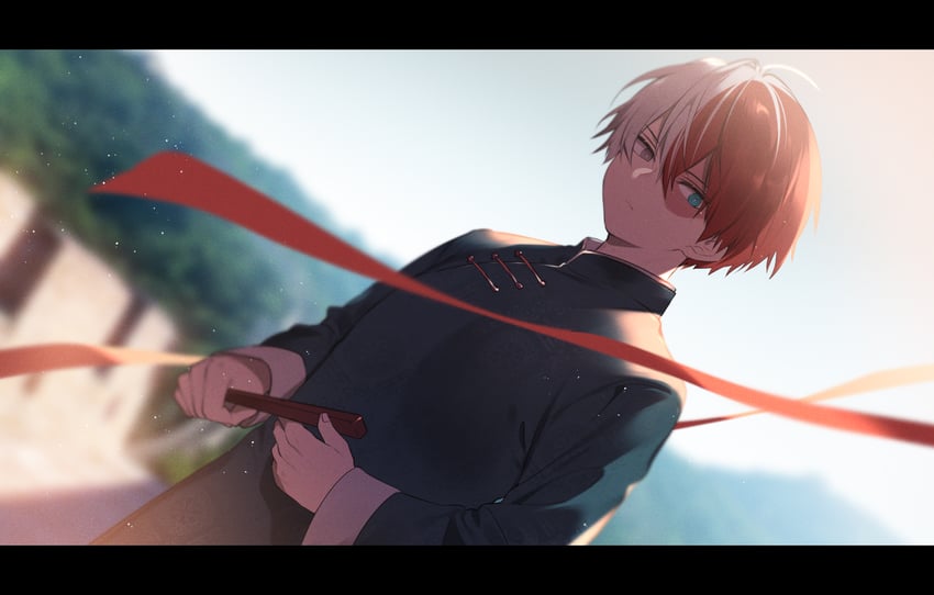 todoroki shoto (boku no hero academia) drawn by necomi
