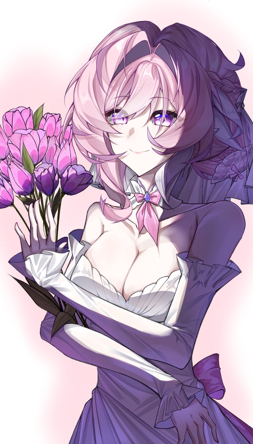 elysia (honkai and 1 more) drawn by ansha_da_wei
