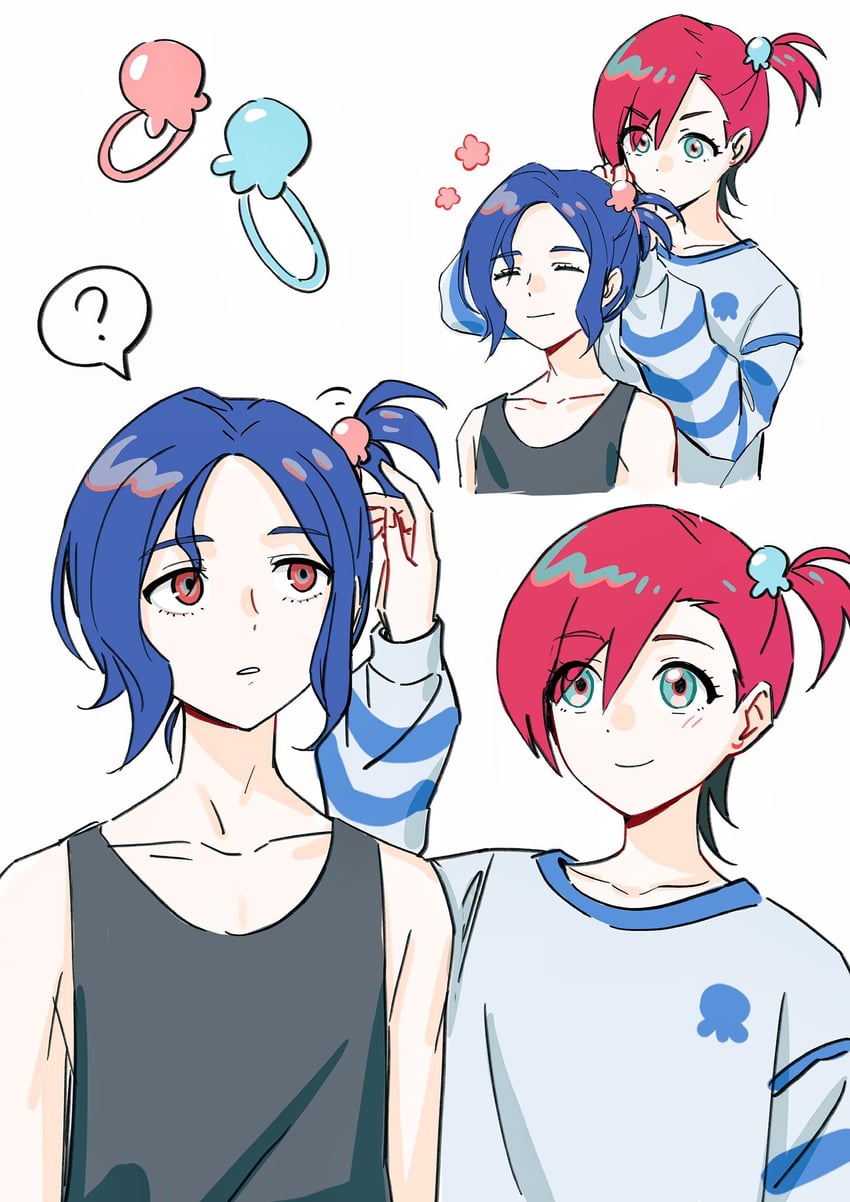 amate yuzuriha and shuji ito (gundam and 1 more) drawn by ikooto111
